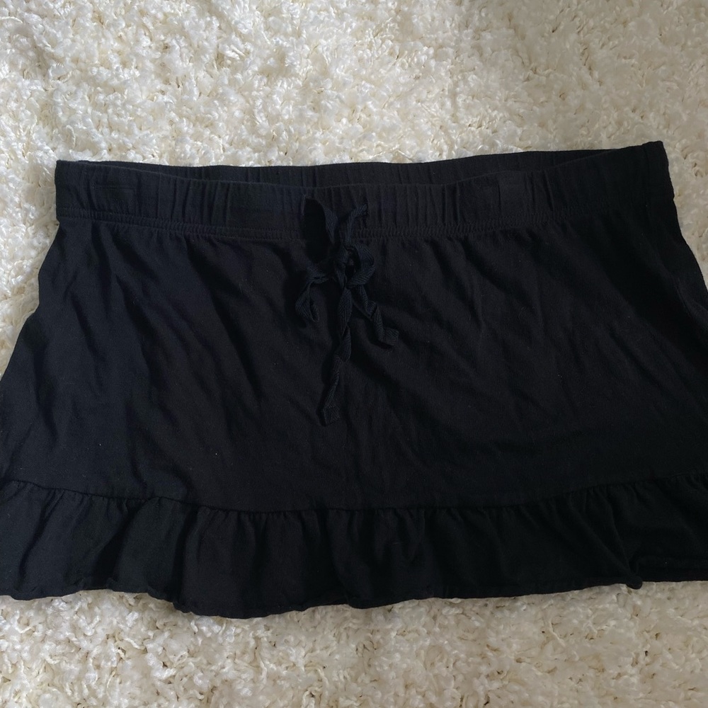 vintage black mini skirt